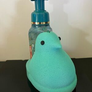 Easter Teal Peep chicken bath and body works soap holder